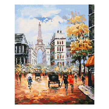 ARTLIFE 鑽石畫 GJ5494 漫遊香榭大道 6歲以上 1kg  50 x 40cm  木色(天然)