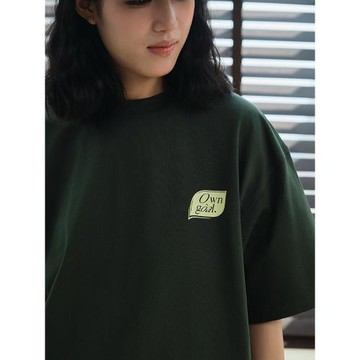 Battles 烏龍球吊牌涼感短袖T恤Sorona®夏季寬松休閑美式復古