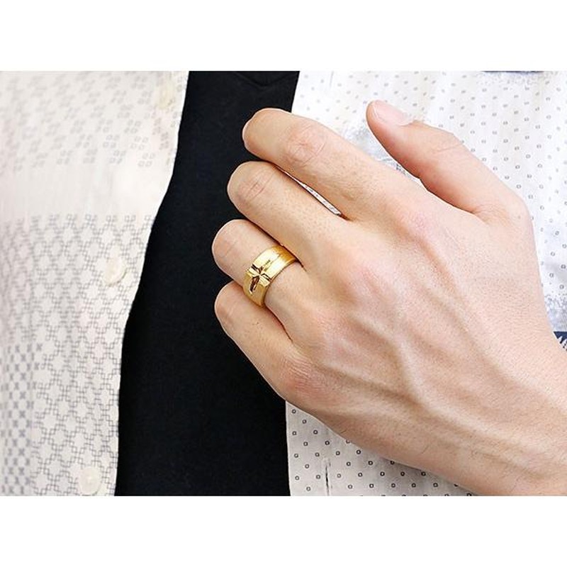 K24純金リング 鍛造 手作り 幅5.2㎜ 厚さ2㎜ 18号 11.29 g