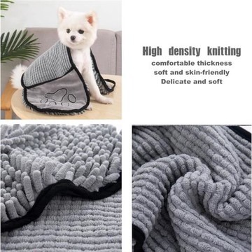 新款手擦式加厚款雪尼爾寵物浴巾廠家直銷批發代發貼標聯系客服