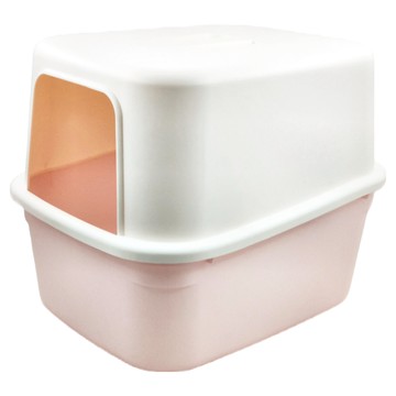 IRIS OHYAMA 愛麗思歐雅瑪 貓便盆 NE480F  38 x 48 x 38cm  桃色  1個