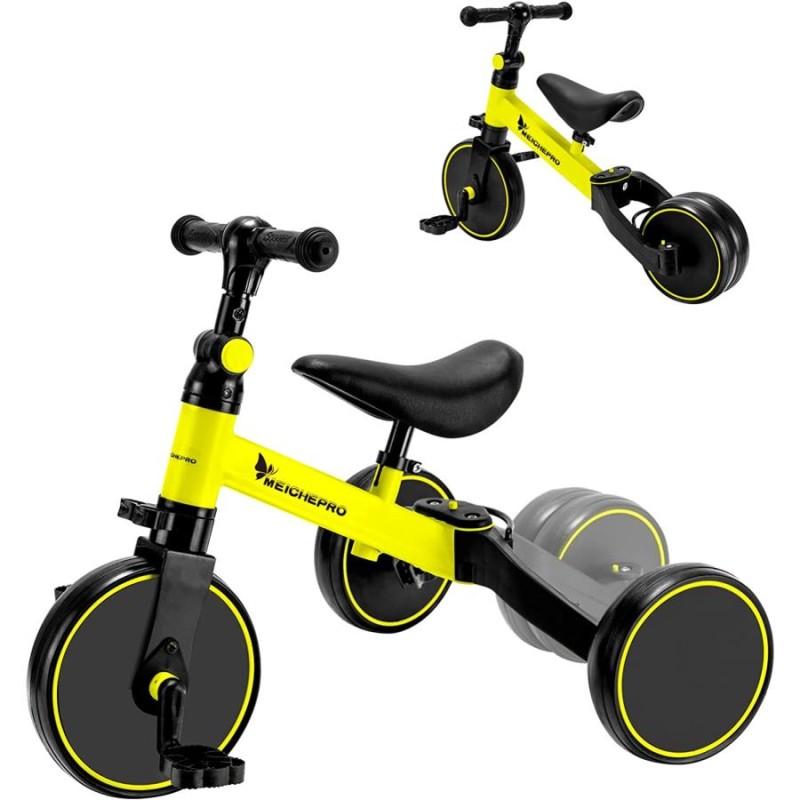 三輪車 1歳〜5歳 3WAY 変形バイク 3輪車 バランスバイク