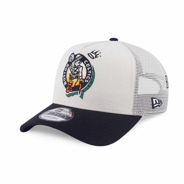 NEW ERA 男女 9FORTY AF 卡車帽 LEAGUE MIX FW25 波士頓塞爾提克 白/黑 NE14700938