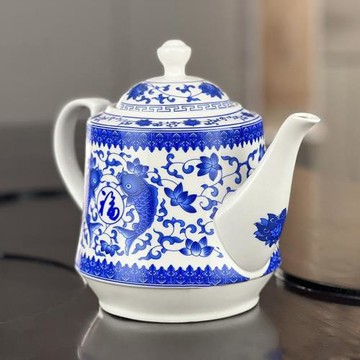 陶瓷茶壺耐高溫過濾泡茶壺防爆防裂開水壺餐廳大號茶水壺新款