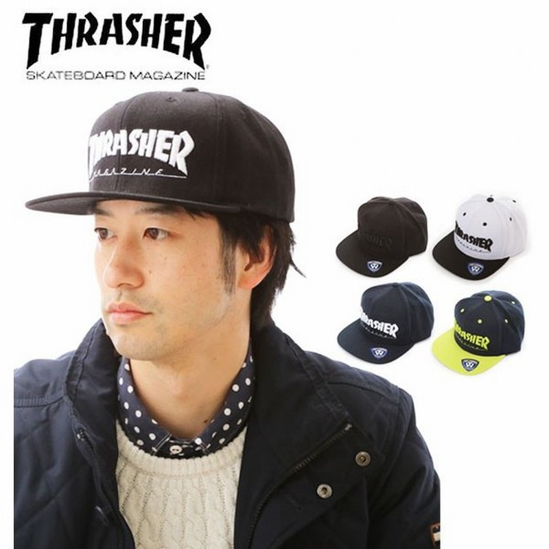 キャップ レディース メンズ 帽子 スラッシャー Thrasher ブランド おしゃれ スナップバック Cap スポーツ Mag Mag Logo Cap 平つば スケーター 通販 Lineポイント最大0 5 Get Lineショッピング