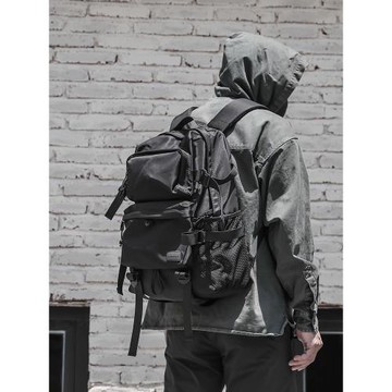 SCPVI日系大容量旅行雙肩包時尚潮流女運動電腦背包潮牌