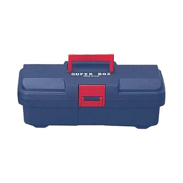 RING STAR 雙層耐摔超級工具箱 使用耐超高衝擊共聚物樹脂 把手 隔板具鎖定功能 可重疊 另附抽取式整理盒  385 x 202 x 140mm  1個