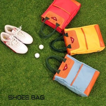 高爾夫鞋袋收納包小球袋運動鞋球鞋整理袋手提包韓國進口男女用新