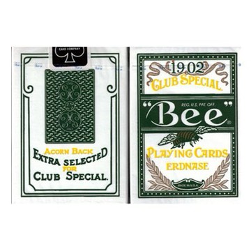 【USPCC 撲克】Bee1902 Erdnase Acorn V1綠背(2010)撲克-S10219955