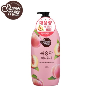 【Shower Mate】微風如沐果香沐浴乳1200g-甜蜜桃