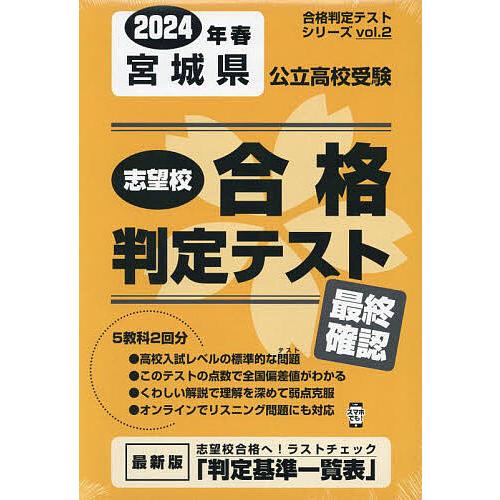 宮城県公立高校受験最終確認