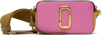Marc Jacobs 粉色 & 黄色 The Snapshot 单肩包