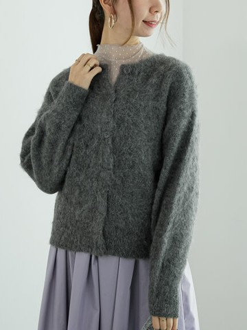 2WAY兩穿蓬鬆感毛茸茸長袖上衣(FC34L2C1180) - Te chichi