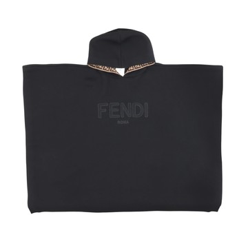 FENDI Kids 黑色斗篷