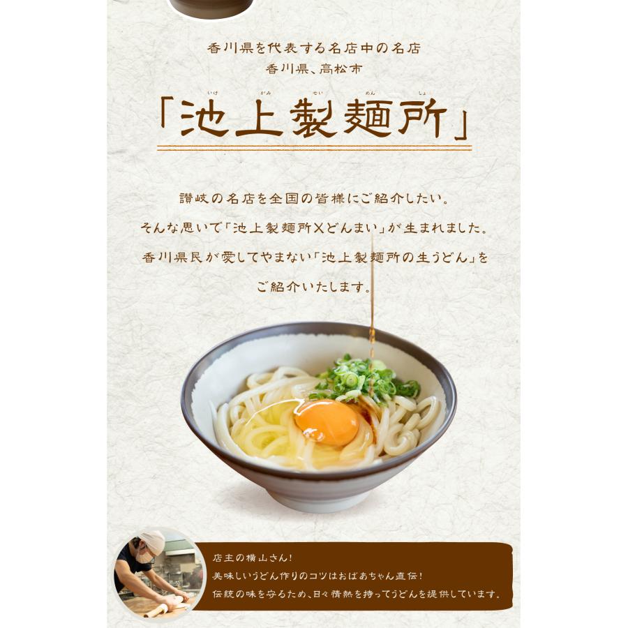 さぬき麺心 池上製麺所 釜玉うどん 6人前