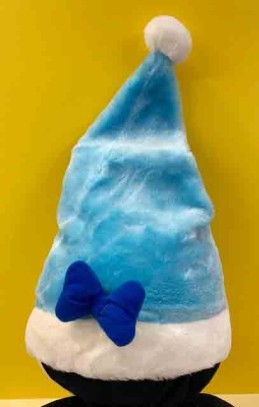 【震撼精品百貨】Hello Kitty 凱蒂貓~三麗鷗 kitty聖誕帽~藍*12345