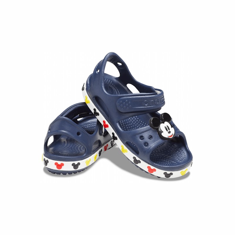 クロックス公式 サンダル Kids Crocs Fun Lab Crocband Ii Disney Mickey Mouse Sandal ボーイズ キッズ 子供用 男の子 ブルー 青 12cm 13cm 14cm 15cm 15 5cm 16 5cm 17 5cm 18cm 18 5cm 19cm 19 5cm cm 21cm クロックス ファン ラブ クロックバンド 2 0
