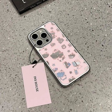 凱蒂貓適用蘋果17/16/15手機殼14promax13/12碳纖維iPhone11