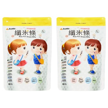 玉山碾米 纖米條 芝麻口味 無麩質 100%糙米 無防腐劑 即時點心  60g  2包