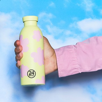 義大利 24Bottles 不鏽鋼雙層保溫瓶 500ml / 雲夢系列 - 雲朵朵