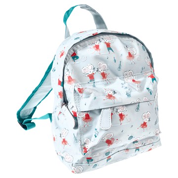 Rex LONDON 兒童後背包  21 x 10 x 25cm  跳舞鼠 綠色