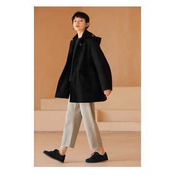 哈齒小姐早春新款自制重工特殊雙層織造發熱搖粒絨保暖棉衣外套