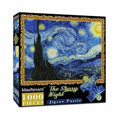 Maxrenard 1000ピースパズル 大人用 星月夜 ジグソーパズル 1000ピース ヴァン ゴッホパズル クール クラシック 有名な絵画 通販 Lineポイント最大get Lineショッピング
