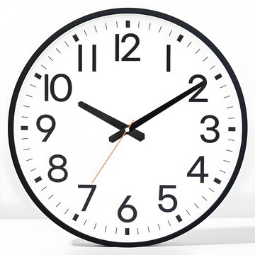 Märchenmond 韓國製 Royal系列 大型靜音掛鐘 40cm 黑色