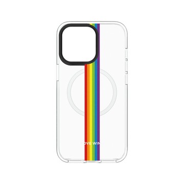 犀牛盾Clear (MagSafe 兼容)防摔背蓋手機殼 【獨家設計款】 - Love wins-A