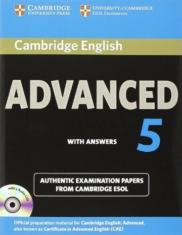 Cambridge English Advanced 5 Self-study Pack (Student's Book with Answers and Audio CDs (2)) (1版) ESOL  Cambridge