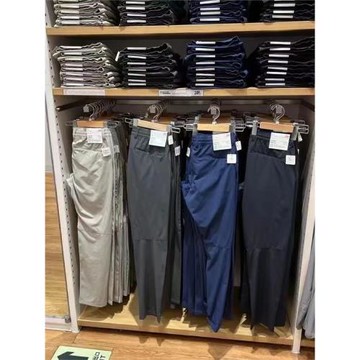 日單彈力速干褲吸汗速干透氣薄款修身彈力舒適防曬夏季男休閑長褲