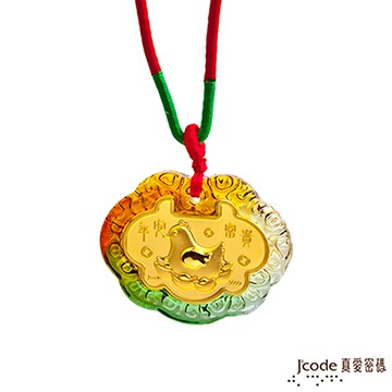 J’code真愛密碼 富貴元寶雞黃金彌月木盒-0.1錢