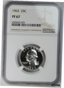 アンティークコイン NGC PCGS PF PR United States American 25c Washington Quarter