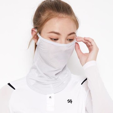 高爾夫防曬面罩冰絲口罩戶外薄款透氣騎行面罩防紫外線遮陽圍脖女