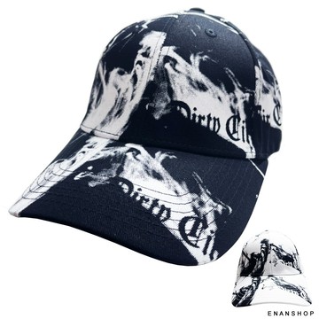 火焰雙色棒球帽 韓國流行 板帽 男帽女帽 遮陽帽 嘻哈帽 街舞帽 惡南宅急店0162g