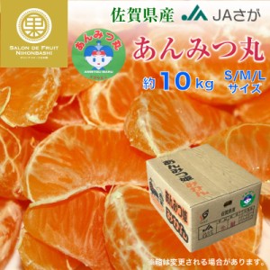 [予約 2023年12月5日から12月20日の納品]  あんみつ丸 みかん SML 約10kg 佐賀県産  産地箱 冬ギフト お歳暮 御歳暮