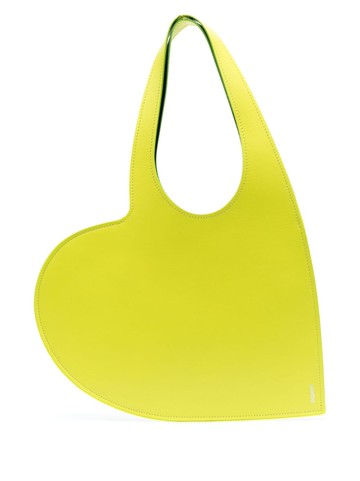 Coperni - Heart leather tote bag - women - Calf Leather - One Size - Green