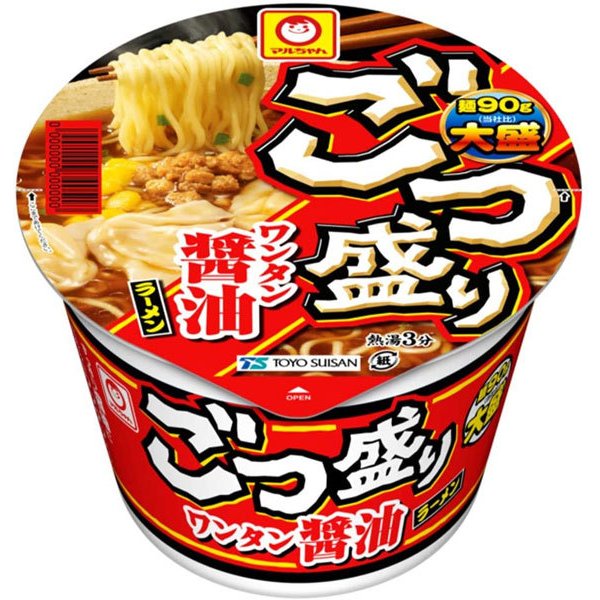 東洋水産 マルちゃん ごつ盛り ワンタン醤油ラーメン 117g