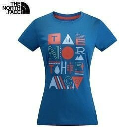 [ THE NORTH FACE ] 女 FlashDry短袖T恤 澄湖藍 / 特價品 / NF00CE2BW8G {L}