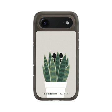 iPhone Air AirX 本質黑 - ilovedoodle (Lim Heng Swee) - Cat and Plant - 貓迷藏