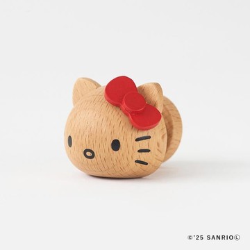 【震撼精品百貨】凱蒂貓_Hello Kitty~日本SANRIO三麗鷗 KITTY木製磁鐵掛勾 磁鐵架*01343