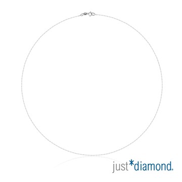 【Just Diamond】18K金瓜子細鍊MN(40cm)
