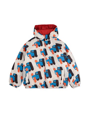 bobo choses "double face doggy" jacket