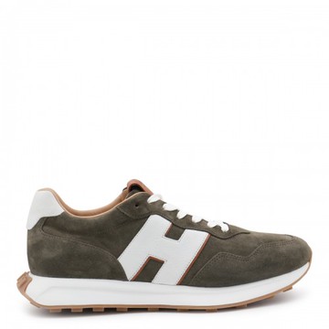 Hogan - Green Leather Sneakers 6/