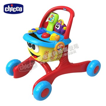 chicco三合一歡樂學習購物車(英/義)