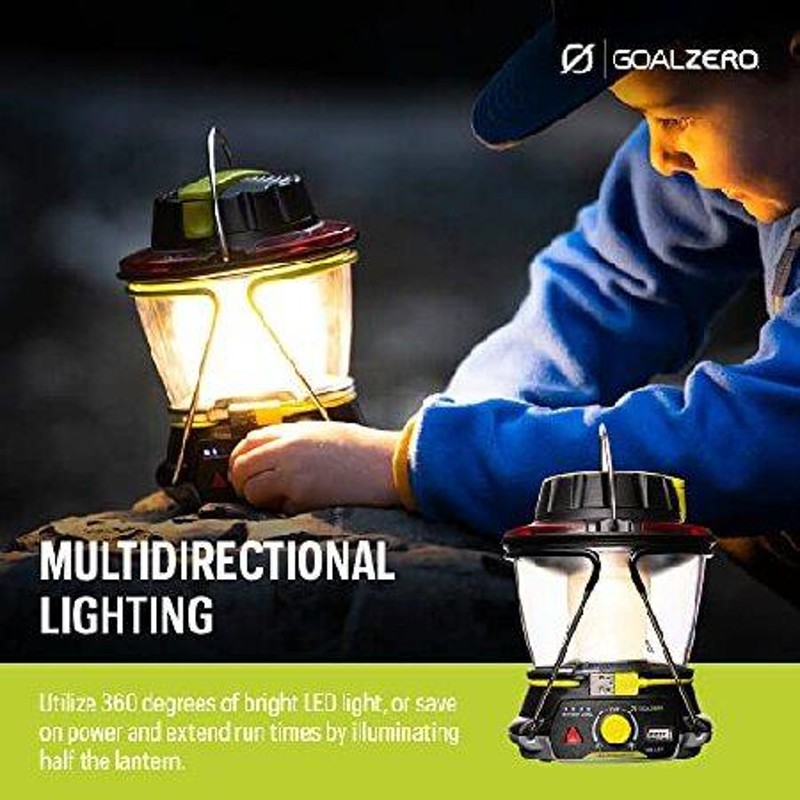 Goal Zero Lighthouse 600 Camping Lantern, 600-Lumen Hand Crank LED