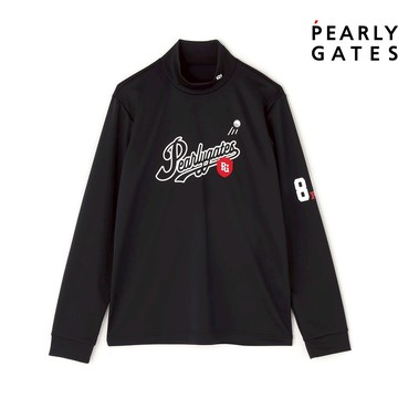 【ṔEARLY GATES】男款藏青色親膚保暖彈性佳長袖立領衫 JGW26001