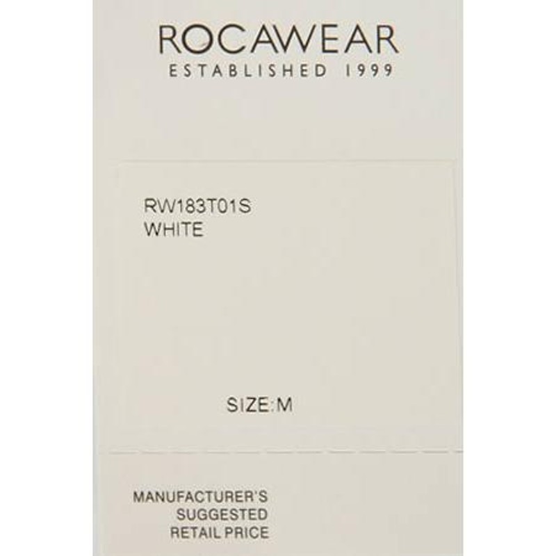 ROCA WEAR RW183T01S ロカウェア Tシャツ ロゴｔシャツ プリント