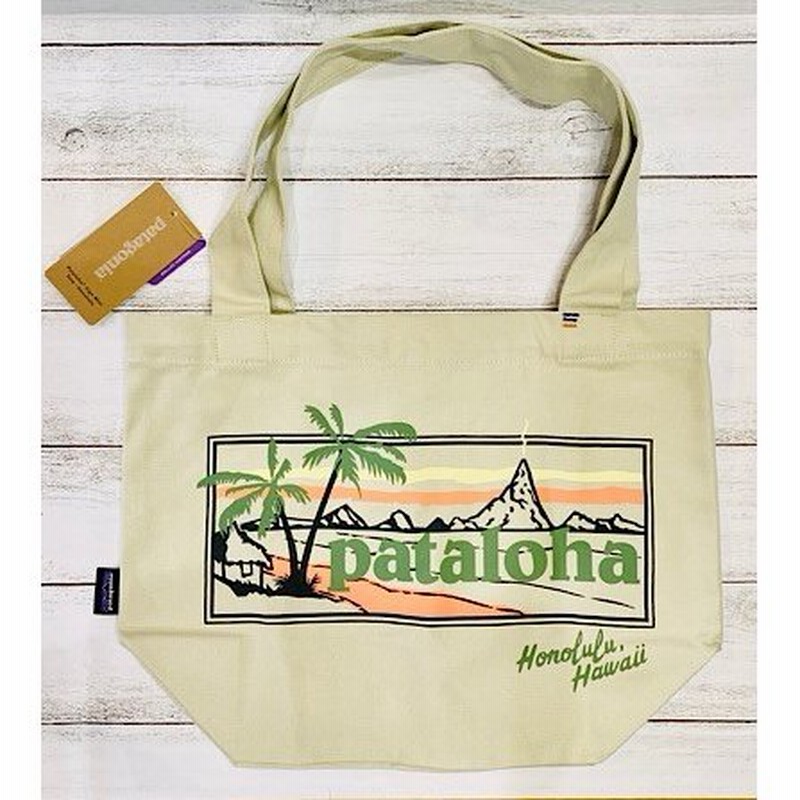 新作入荷 ハワイ限定 Patagonia パタゴニア トートバッグ かばん お弁当 バッグ エコバッグ パタロハ アロハ 通販 Lineポイント最大0 5 Get Lineショッピング