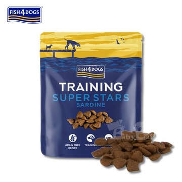 【倆寶貝精品館】海洋之星FISH4DOGS 超級巨星訓練零嘴(成犬/貓適用) 150gｘ２入